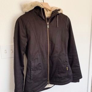 Ladies Classic Hoodlamb vegan coat